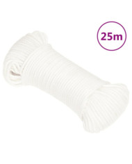 Corde de bateau Blanc complet 4 mm 25 m Polypropylène | Mobilier & Déco