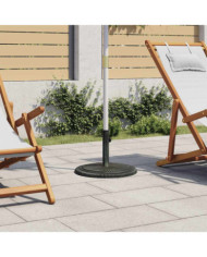 Socle de parasol Vert 45x45x30 cm Fonte | Mobilier & Déco