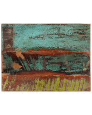 Dessus de table rectangulaire 60x80 cm 25-27 mm Bois récupéré | Mobilier & Déco