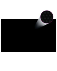 Couverture de piscine rectangulaire 500x300 cm PE Noir | Mobilier & Déco