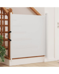 Porte rétractable pour animaux de compagnie blanc 82,5x125 cm | Mobilier & Déco