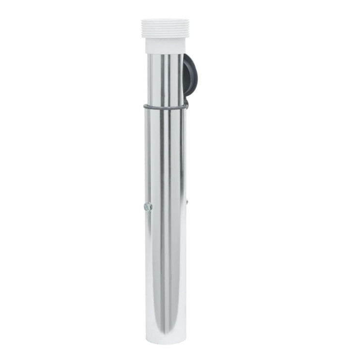 Base de parasol enterrée pour mât 40-50 mm argenté aluminium | Mobilier & Déco