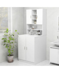 Meuble pour machine à laver Blanc | Mobilier & Déco