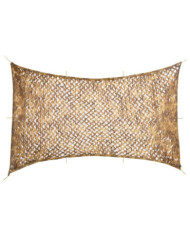 Filet de camouflage avec sac de rangement 600x414 cm sable | Mobilier & Déco