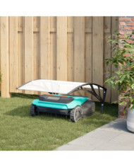 Garage pour robot tondeuse noir 80x101x46 cm | Mobilier & Déco