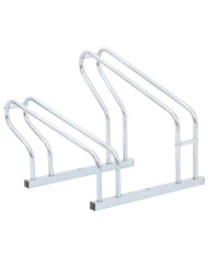 Support de vélo au sol autoportant pour 2 vélos acier galvanisé | Mobilier & Déco