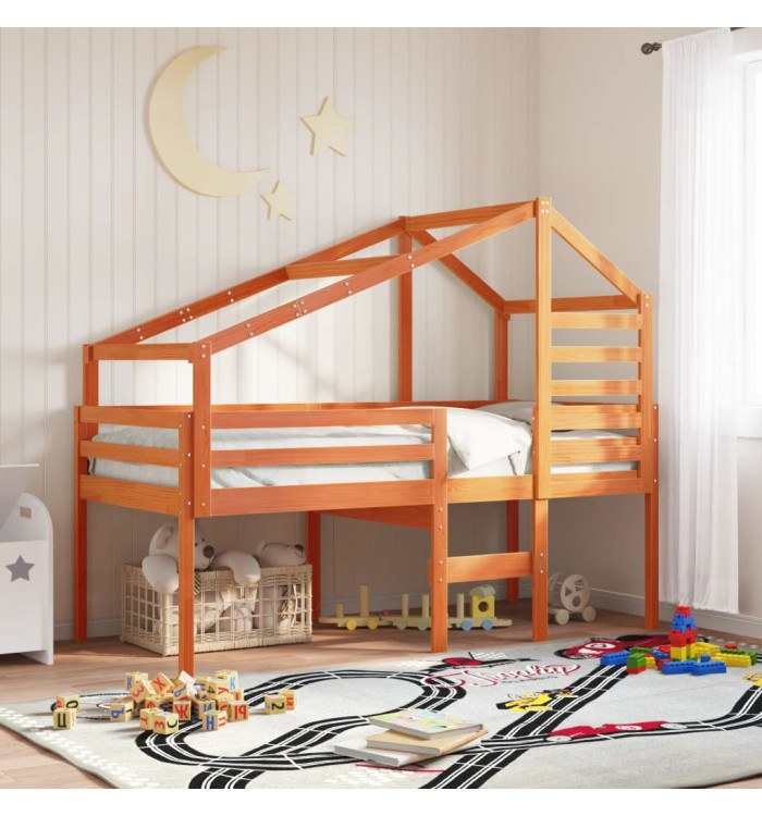 Toit de lit pour enfants 188x82x113 cm bois de pin massif | Mobilier & Déco
