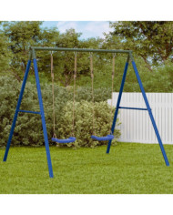 Cadre de balançoire extérieur et 4 crochets de suspension acier | Mobilier & Déco
