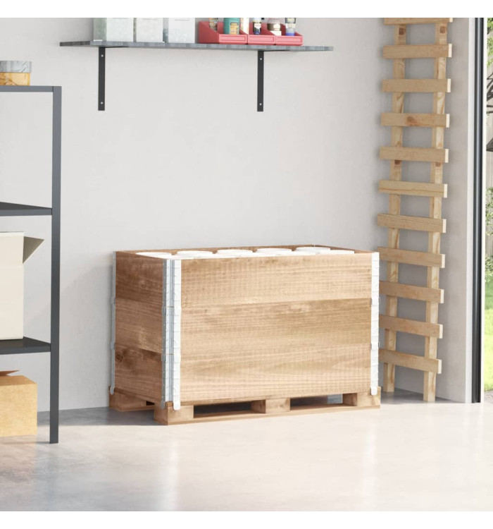 Colliers de palette 3 pcs 100x50 cm bois de pin solide | Mobilier & Déco