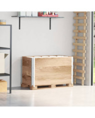 Colliers de palette 3 pcs 100x50 cm bois de pin solide | Mobilier & Déco