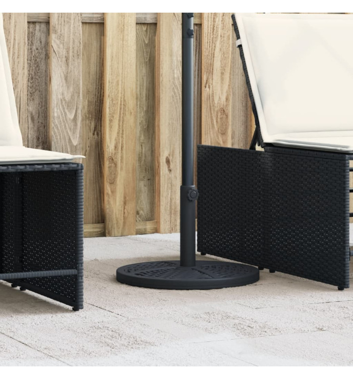 Base de parasol pour mâts Ø38 / 48 mm 12 kg rond | Mobilier & Déco
