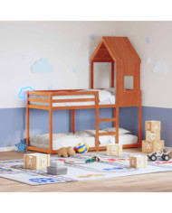 Toit de lit pour enfants 60x99x139,5 cm bois de pin massif | Mobilier & Déco
