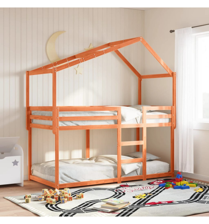 Toit de lit pour enfants 213x95,5x144,5 cm bois de pin massif | Mobilier & Déco