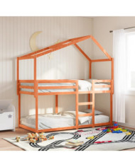 Toit de lit pour enfants 213x95,5x144,5 cm bois de pin massif | Mobilier & Déco