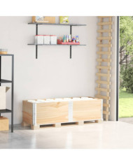 Colliers de palette 2 pcs 150x50 cm bois de pin solide | Mobilier & Déco