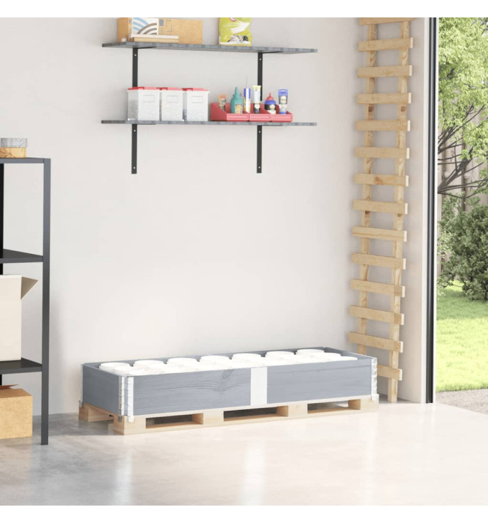 Collier de palette gris 150x50 cm bois de pin solide | Mobilier & Déco