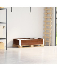 Collier de palette marron 100x50 cm bois de pin solide | Mobilier & Déco