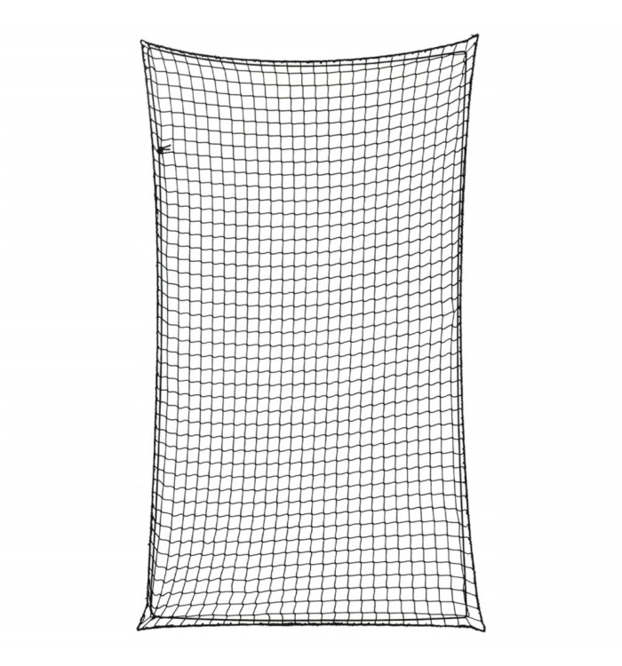 Filet pour remorque avec corde élastique noir 6x3,5 m PP | Mobilier & Déco