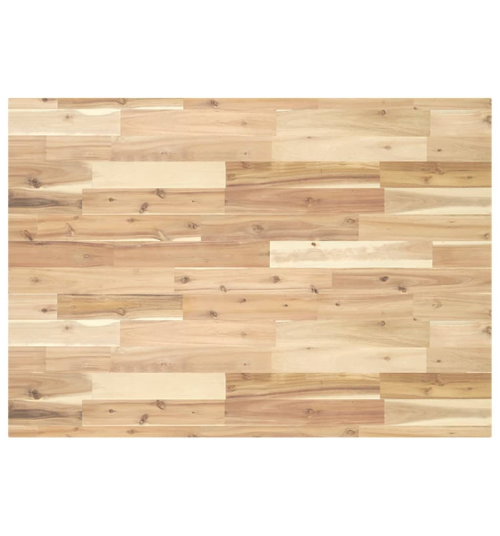 Dessus de bureau non traité 80x70x4 cm bois d'acacia massif | Mobilier & Déco