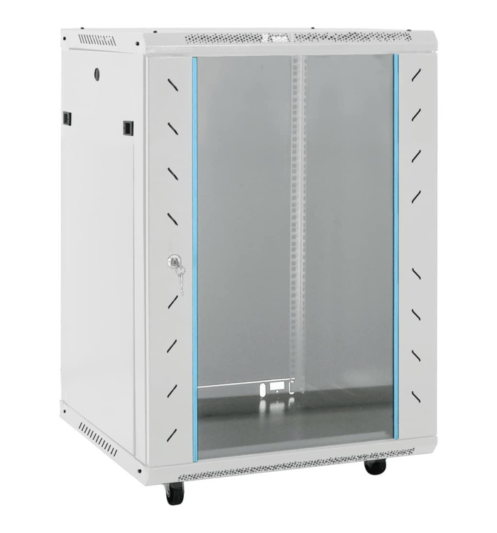 Coffret de réseau avec pieds pivotants 15U 19" IP20 60x45x86 cm | Mobilier & Déco