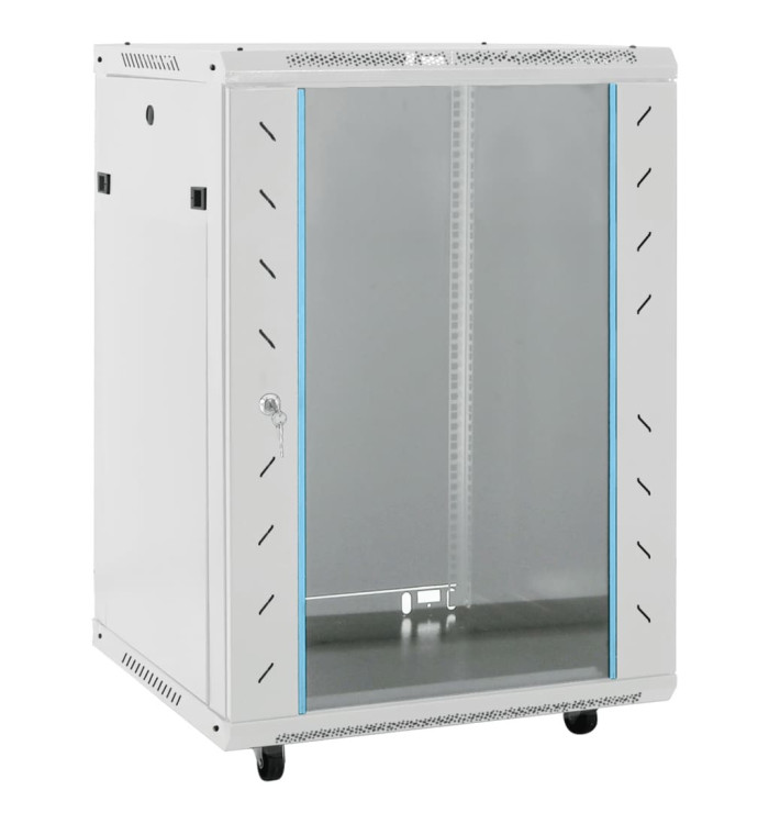 Coffret de réseau 15U 19" IP20 gris 53x40x80 cm | Mobilier & Déco