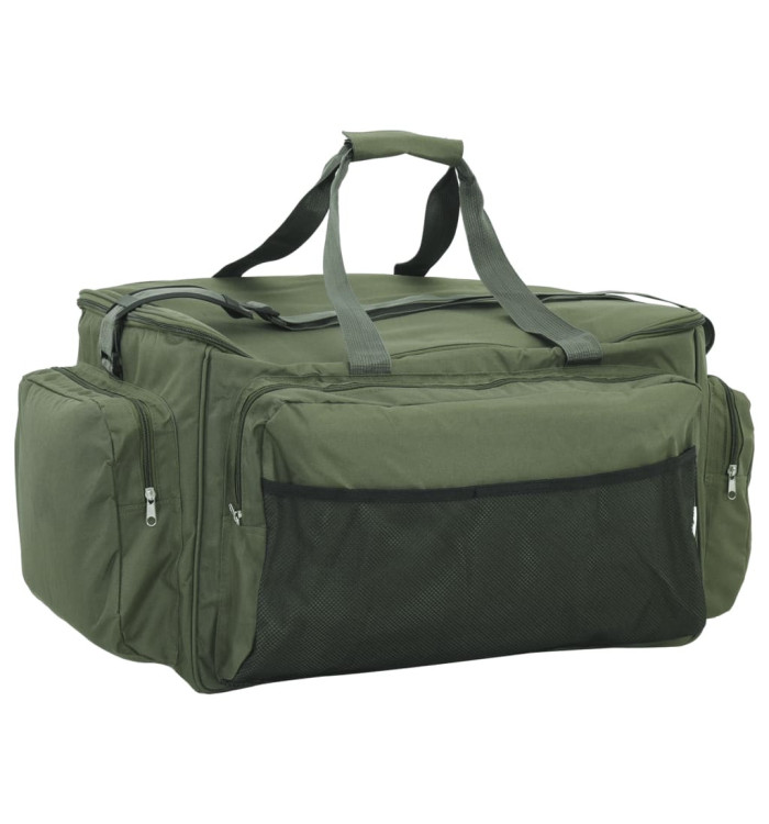 Sac de pêche imperméable vert foncé tissu oxford | Mobilier & Déco