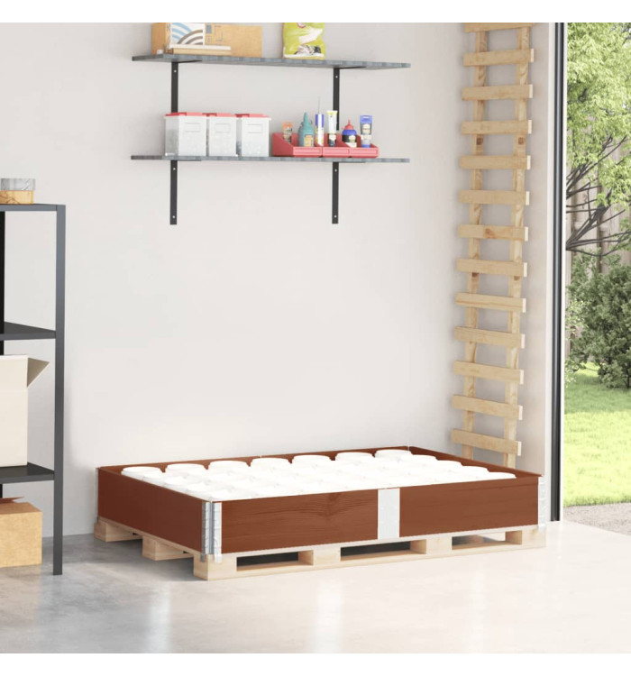 Collier de palette marron 150x100 cm bois de pin solide | Mobilier & Déco