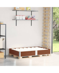 Collier de palette marron 150x100 cm bois de pin solide | Mobilier & Déco
