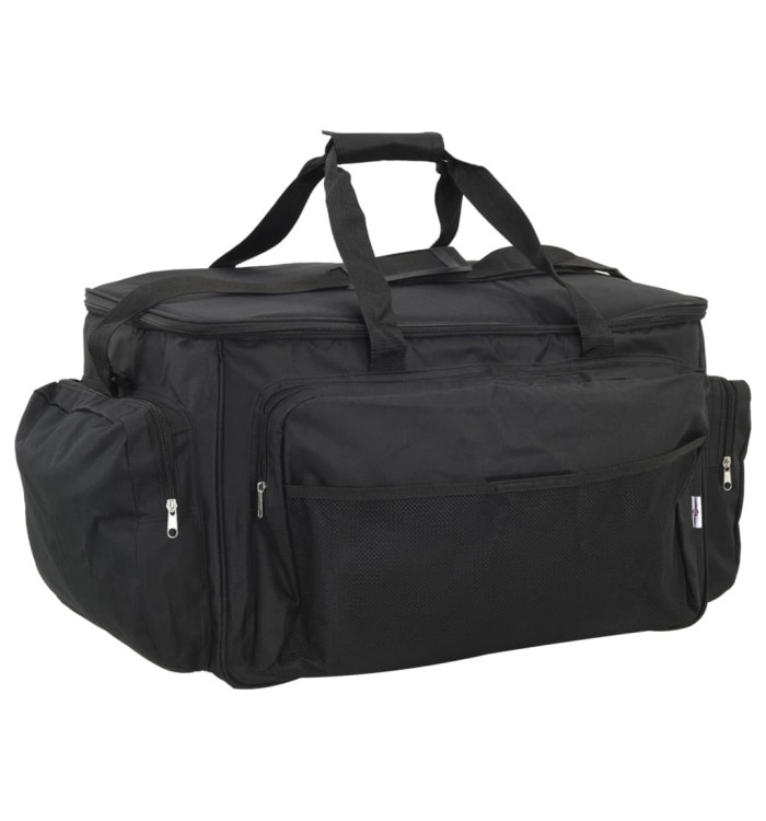 Sac de pêche imperméable noir tissu oxford | Mobilier & Déco