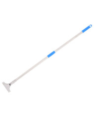 Manche de raclette de sol 119,5 cm acier et plastique | Mobilier & Déco