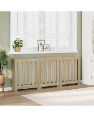 Cache-radiateur chêne sonoma 205x21,5x83,5 cm bois d'ingénierie | Mobilier & Déco