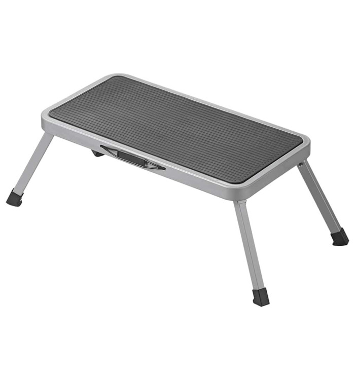 ProPlus Marchepied rabattable simple 150kg XL métal | Mobilier & Déco