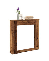  Cadre de cheminée vieux bois 100x20x100 cm bois d'ingénierie | Mobilier & Déco