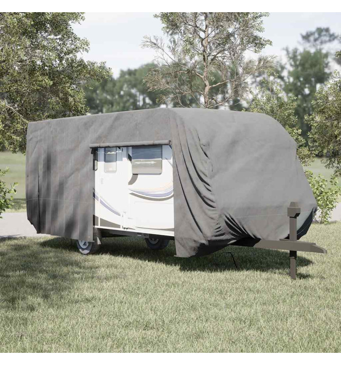 Housse de caravane gris 732x250x220 cm tissu non tissé | Mobilier & Déco