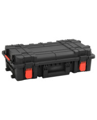 Mallette de transport portable noir 56,5x34x16 cm PP | Mobilier & Déco