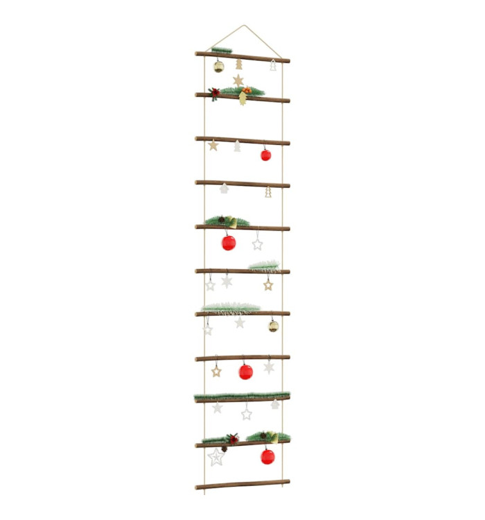 Décoration murale en forme d'échelle 50x200cm branche naturelle | Mobilier & Déco