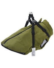 Manteau pour chiens avec harnais imperméable réfléchissant L44 | Mobilier & Déco