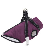Manteau pour chiens avec harnais imperméable réfléchissant L36 | Mobilier & Déco