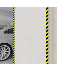 Protecteurs d'angle 2 pcs Jaune et noir 4x3x100 cm PU | Mobilier & Déco