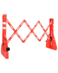 Barrière de circulation pliable Rouge 210x50x105 cm | Mobilier & Déco