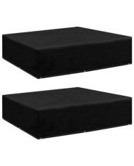 Housses de salon de jardin 2 pcs 8 œillets 200x200x70 cm | Mobilier & Déco