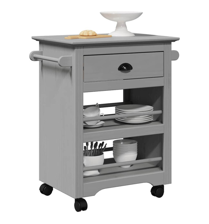  Chariot de cuisine BODO gris 67,5x45x80 cm | Mobilier & Déco