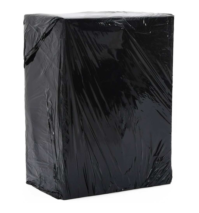 Film étirable 2 pcs noir 23 μm 50 cm x 150 m | Mobilier & Déco