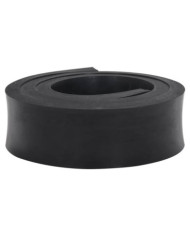 Bordure en caoutchouc de chasse-neige noir 180x8x2 cm | Mobilier & Déco