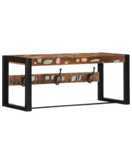 Porte-manteau multicolore 80x35x35 cm bois massif récupération | Mobilier & Déco