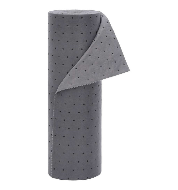 Tampon absorbant d'huile gris 40x1000 cm | Mobilier & Déco