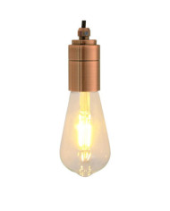 Douilles de lampe 2 pcs bronze rouge E27 | Mobilier & Déco