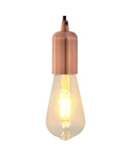 Douilles de lampe 2 pcs bronze rouge E27 | Mobilier & Déco