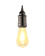 Douilles de lampe 2 pcs noir brillant E27 | Mobilier & Déco
