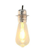 Douilles de lampe 2 pcs nickel satiné E27 | Mobilier & Déco